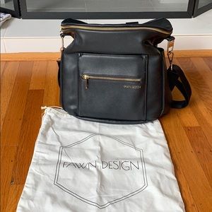 Fawn design original black baby bag